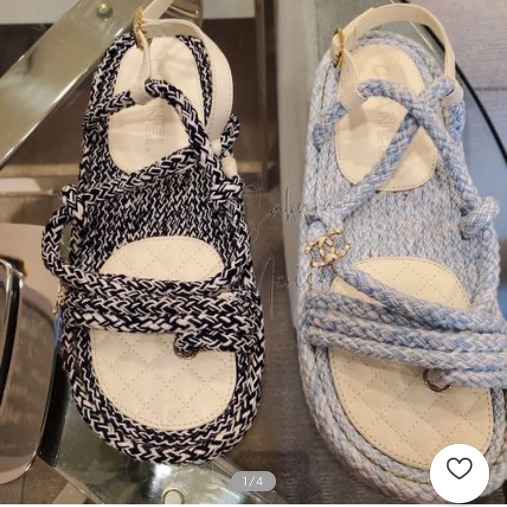 CHANEL SANDALS SIZE 37